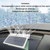 Durable Solar Car Exhaust Fan Energy-saving Embedded Cooling System Efficient Solar Powered Car Ventilator Auto Air Vent