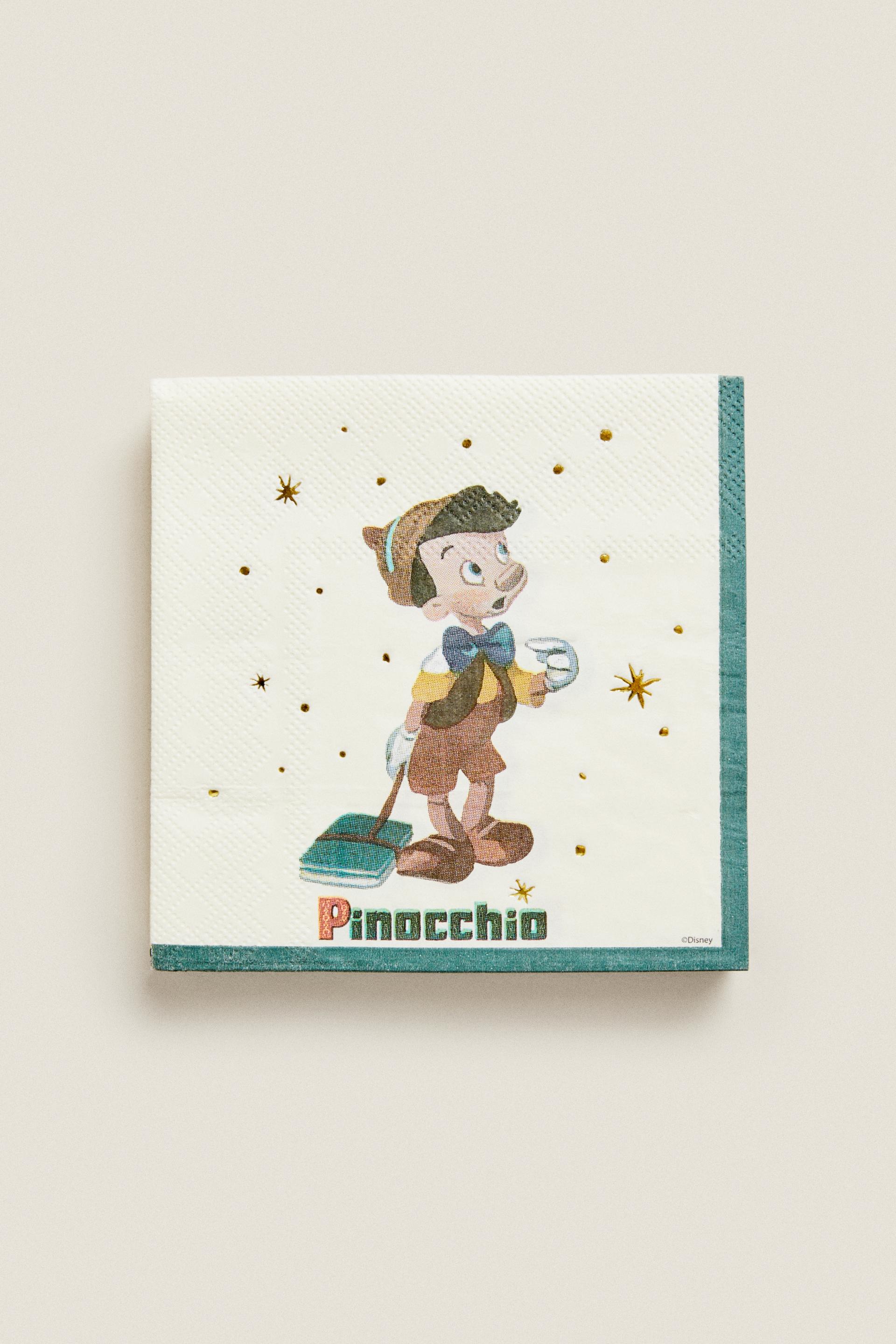 

Pack of children s pinocchio (c) disney christmas paper napkins (pack of 20)