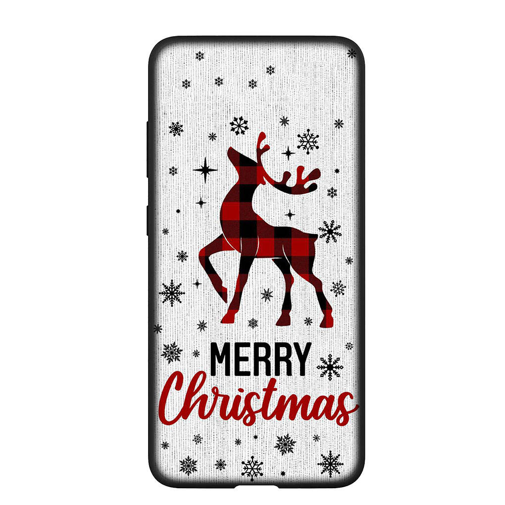 Phone Case for Samsung Galaxy S25 S24 S23 iPhone 16 15 Xiaomi Redmi Note 14 13 12 16E 11 Pro Max OPPO Moto Huawei Tree Gift Merry Christmas Deer Cover