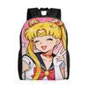 Sailors Moon Backpack  Outdoor Backpacks Girl Custom Soft High School Bags Stylish Rucksack
