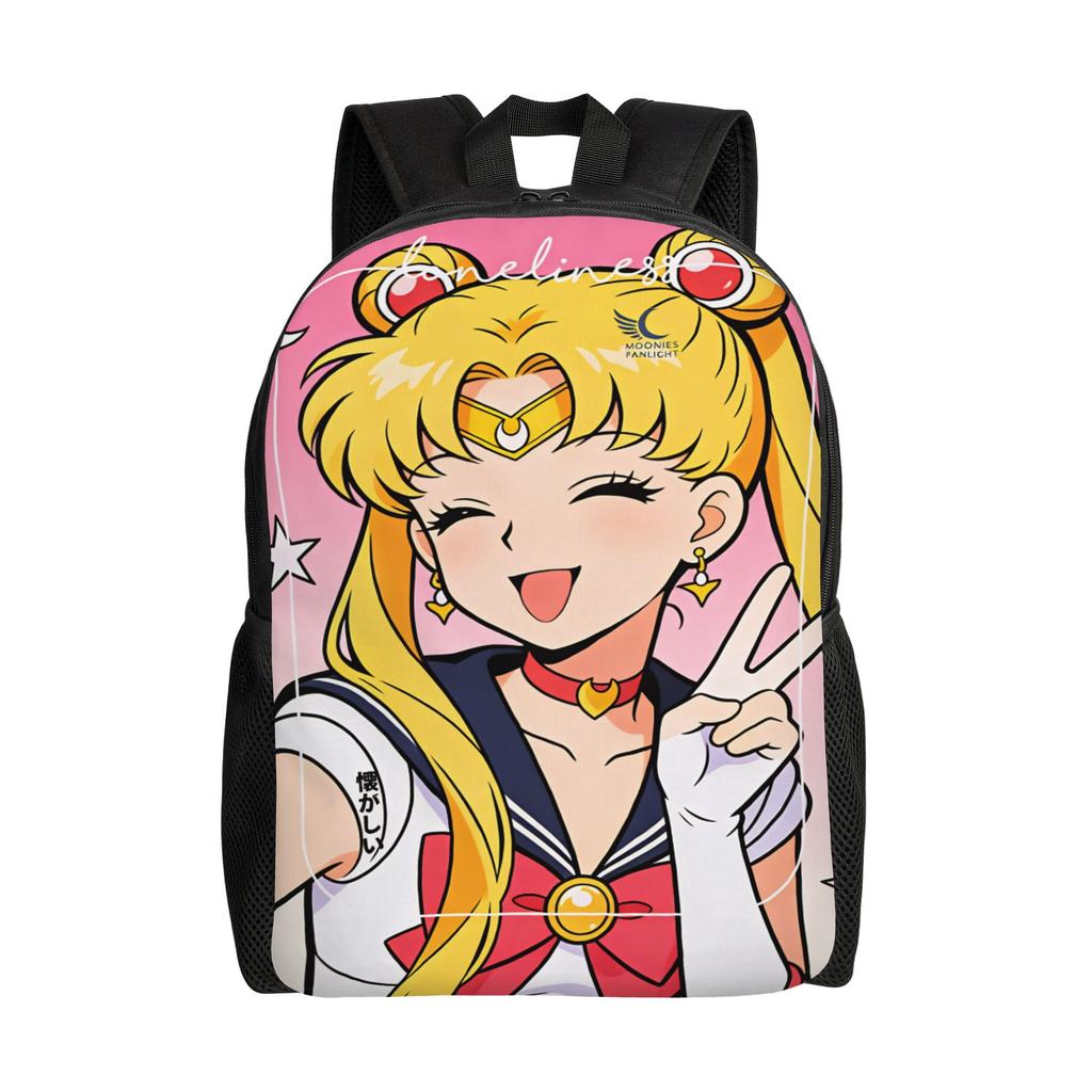 Sailors Moon Backpack Outdoor Backpacks Girl Custom Soft High School Bags Stylish Rucksack