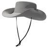 Summer Outdoor Solid Color Fisherman Hat Fishing Large Brim Sunshade Quick-Dry Hat Foldable Mountaineering Hiking Sun Protection