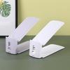 Creative Plastic Double-Layer Shoe Rack Adjustable Space-Saving Shoe Storage Rack Simple Shoe Holder Cabinet