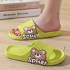 New raw slippers bear cool slippers couple home four seasons slippers