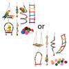 Parrots Cage Ladder Swing Set Wooden Swing Standing Supplies Bridge Training Parrots Standing Supplies