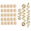 European and American Popular Viking Celtic Knot Retro Ethnic Style Spiral Snake Shaped Dirty Braid Hair Clip Accessories
