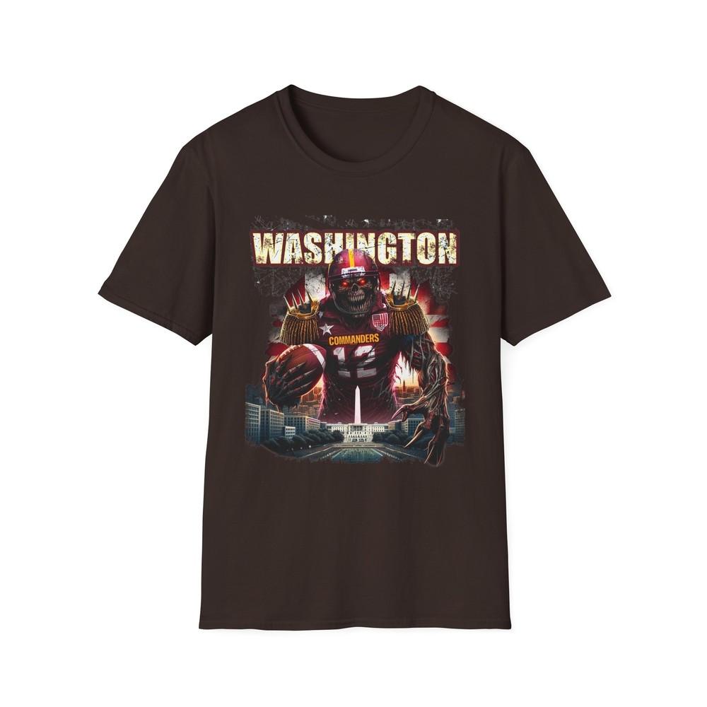 

Washington Commanders horror T-Shirt - Unique NFL Fan Apparel XL