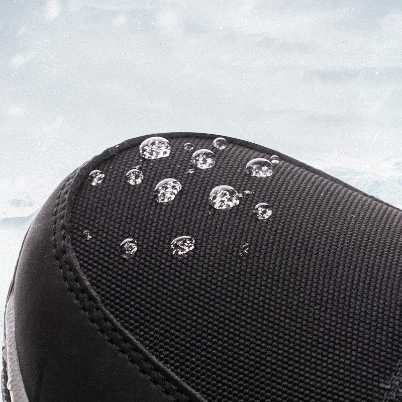 Zesílené pánské sněhule Plus sametové teplé protiskluzové nepromokavé velké bavlněné boty