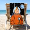 proof beach towel with a The Adventures of Tintin pattern - soft,absorbent,quick-drying,machine washable - perfect for swimming,camping,bathing