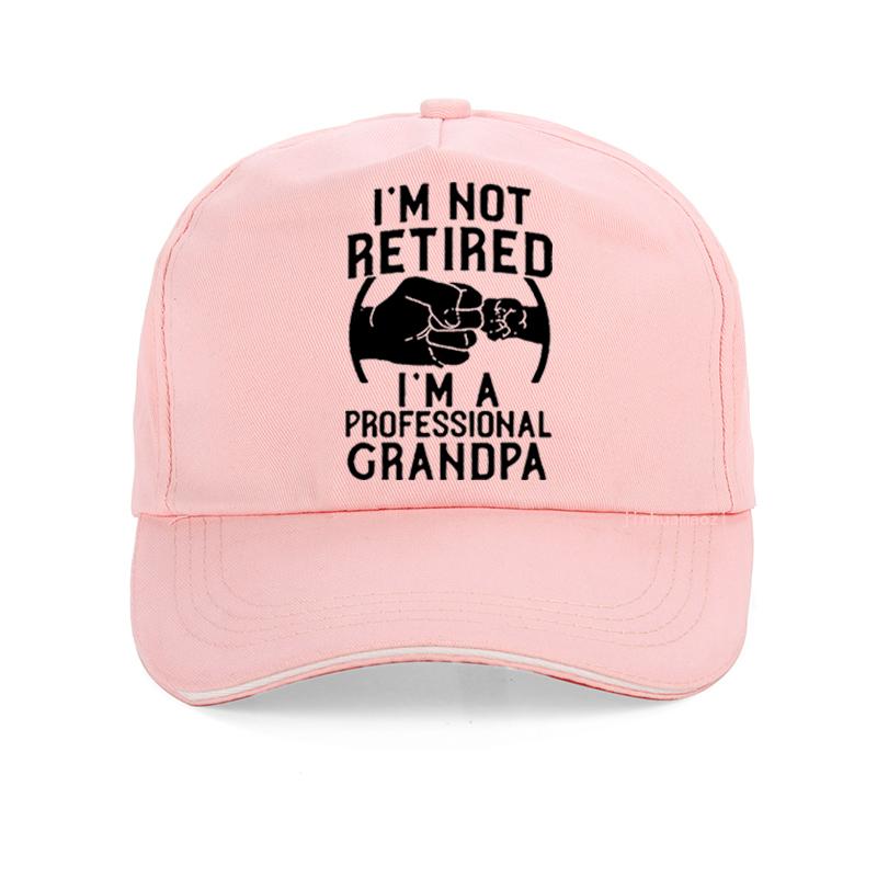 Im Not Retired Im A Professional Grandpa Funny Baseball Cap Idea Gift New Hip Hop Hat Summer Adjustable Snapback Hats