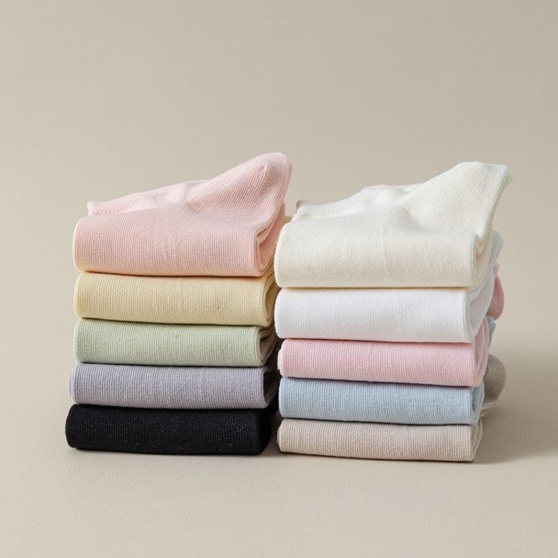 Women's Short Socks Summer Solid Color Boat Socks Ladies Sweat-absorbent Breathable Sports Socks
