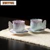 100ml Crystal Glaze Teacup Vintage Tea Bowl Cute Cup Tea-tasting Personal Cup Jianzhan Master Cups Household Cafes Decoration