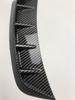 1Pair Car Side Fender Stickers Carbon Fiber Look Arch Wheel Eyebrow Protector