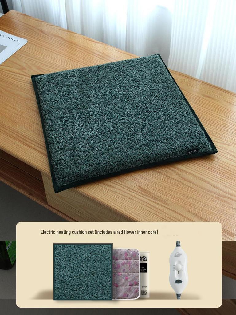 Wormwood Heated Seat Cushion with Moxibustion Therapy - Electric Heating Pad for Office Chairs