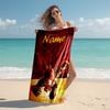 Personalized customized proof beach towel with Black Myth Wukong Game  pattern - soft, absorbent, quick-drying, perfect swimming, camping&bathing