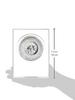 NARUMI Glassworks Monolith Clear 18cm World Clock Clock, Tall, GW1000-11064