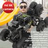 Kawaii 39cm Large Alloy 4WD Rc Cars,Remote Control Car Model,8-wheel 8K HD Camera Off-road Rc Drift Car,Toys For Boys,Funny Gift