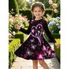 Girls' 3D Heart Butterfly Dress Long Sleeve Summer Spring Vacation Daily Holiday Princess Beautiful Sweet Kids 4-12 Years Casual Dress A Line Dress