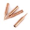 10Pcs Pure Copper Low Temperature Soldering Iron Solder Tips Station Tool 900M T I