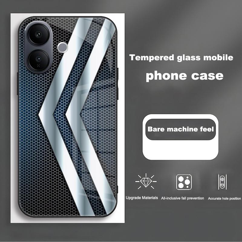 Schutzhülle aus robustem, gehärtetem Glas für VIVO V60, V50 Lite, V60E und V50E – inklusive Kameraschutz für VIVO T4R und T4 Pro