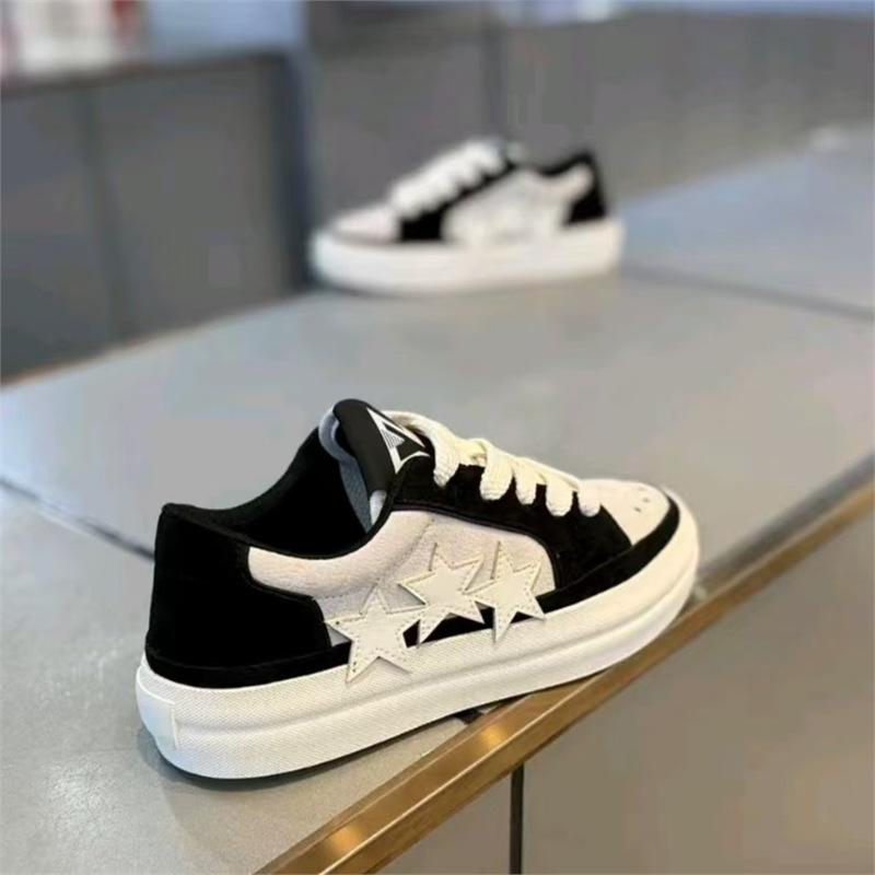 Early autumn new leather lightweight star totem student handsome casual shoes yz