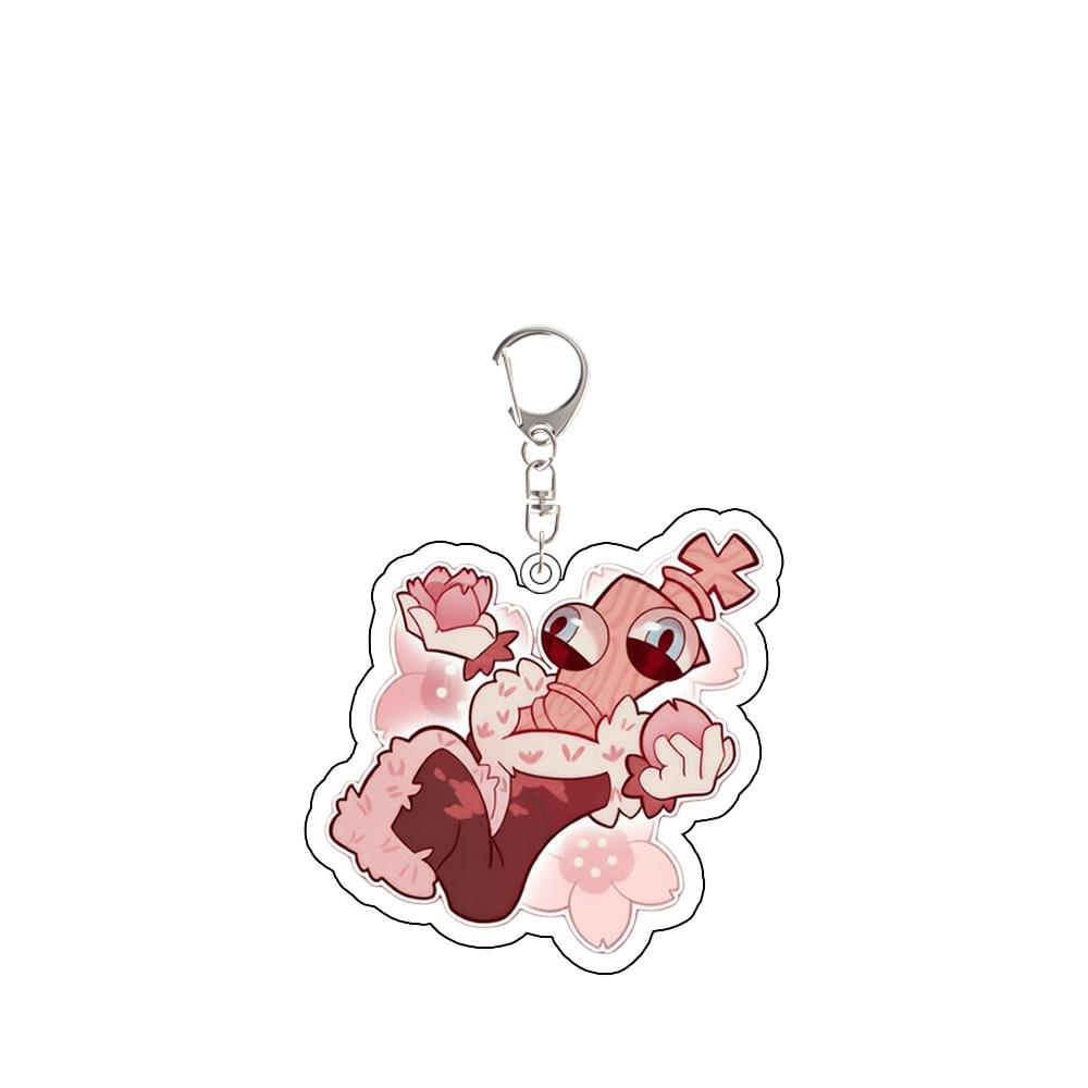 Anime Peripheral Acrylic KeyChain for TADC Pomni Jax Ragatha Gangle Zooble Kinger Exquisite Backpack Accessories Festival Gift