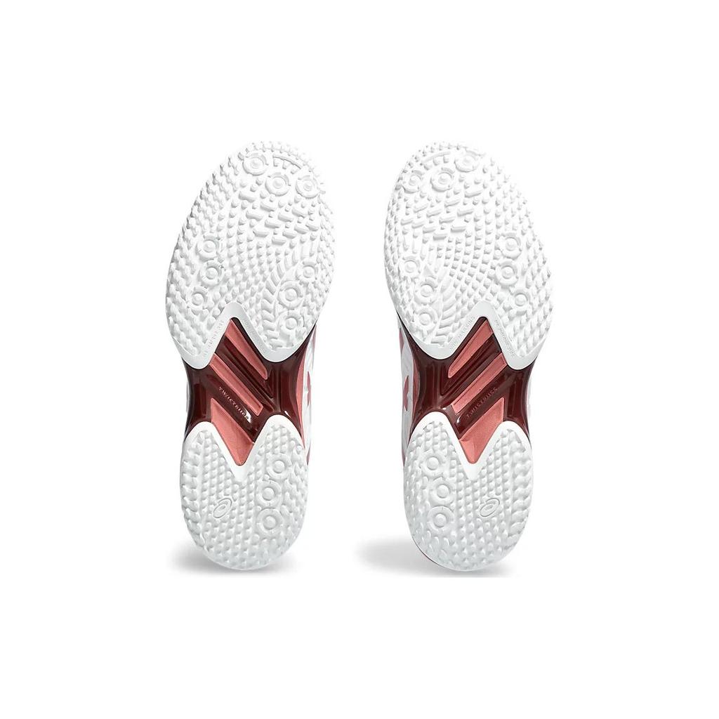 New Asics Solution Speed FF 2 OC Cushioning Low Top Tennis Shoes Women's Red White 1042A135-105