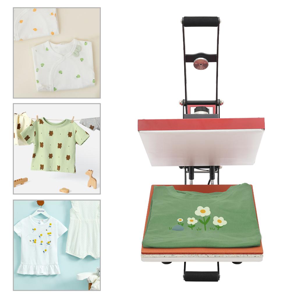 Iron, Aluminum Heat Press Machine, Heat Transfer Machine,Shirt Press Machine or homes, craft stores, print stores, photo studios