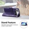For iPhone Air Case with Strap Butterfly Pattern PU Leather Wallet Phone Cover
