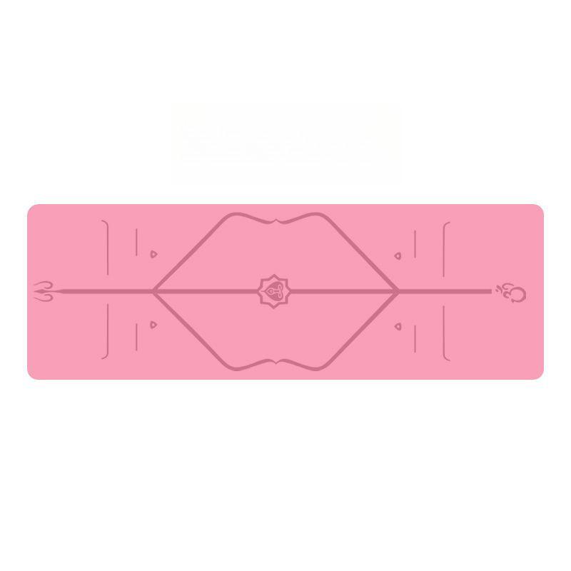 Natural Rubber Yoga Mat Professional Indoor Exercise Non Slip Yoga Mat Guide Line Position Line Fitness Supplies