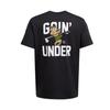 Under Armour Golf Goin Under Cartoon Print Round Neck Breathable T-Shirt Men Tops Black 1386789-001