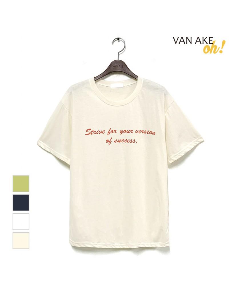 VANAKE Cotine Silket Short Sleeve T-Shirt_Ob15Tsme06Z