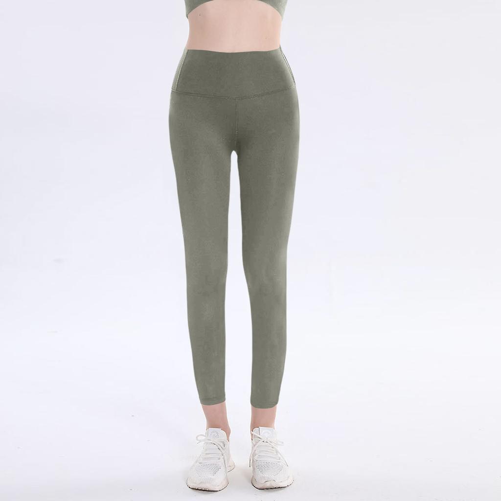 Women's Long Quick-Dry Fitness Sports Pants, Tight-Fitting High-Waisted Running Pants With Butt Lifting
