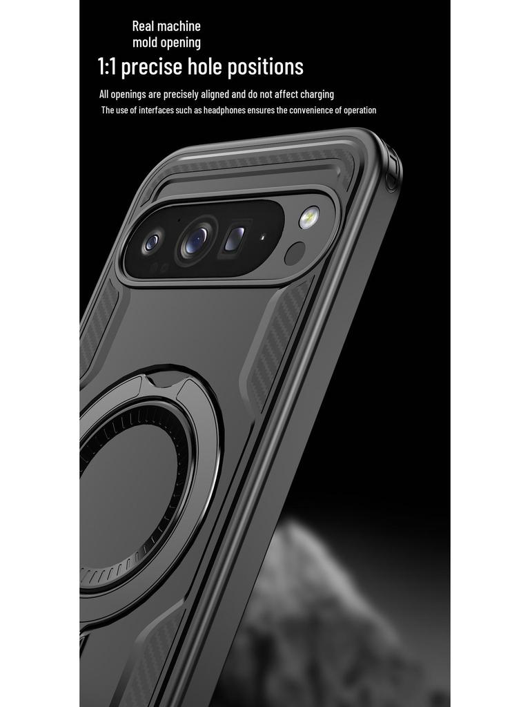 Google Pixel 9 Pro XL Magnetic Rotating Stand Drop-Proof Case