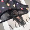 Cartoon Print Pattern Panties Low Waist Sexy Leg Rope Slimming Triangle Women’s Panties