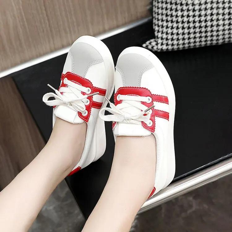 Luxury Breathable Shoes Clogs Platform Wedge Basket Casual Female Sneakers 2025 Designer Brand Women Tennis Summer Creepers Spor