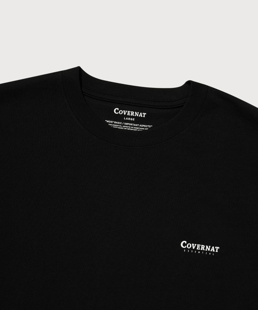COVERNAT [2Pack] Cool Cotton T-Shirt Black+Black
