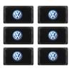 Car Styling 3D Epoxy Stickers Auto Interior Decoration Decals  For VW Golf Amarok T5 Phaeton Teramont ID3 Tiguan T-Cross Passat