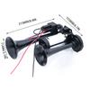 600DB Dual Trumpets 12V 15A Super Loud Horns Kit Universal For 12V Cars Motorcycles Trucks Trains Boats Accessories