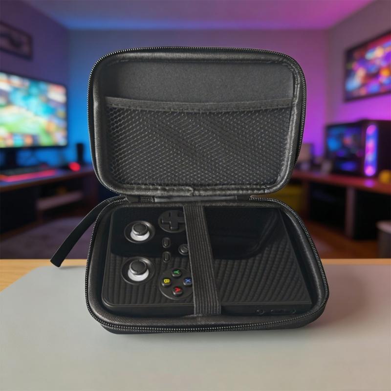Small Travel Storage Bag with Shockproof Design & Spacious Compartments Suitable for Consoles RG477V Gaming Device