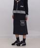 Ebeulisi Dot Pocket Sweat Skirt (Black)