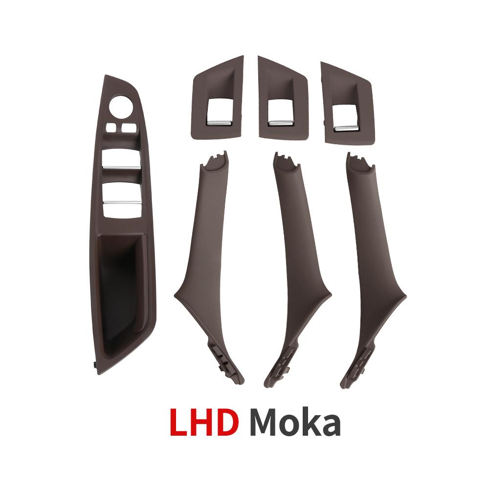 

Для BMW 5 серии салона автомобиля внутренняя дверная ручка панель тяга отделка крышка переключатель стеклоподъемника панель ручка комплект для BMW F10 LHD Moka