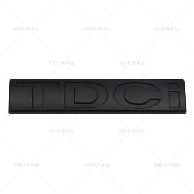 BBBF7 3D Metal TDCI Letters Car Rear Trunk Emblem Badge Sticker Decals For Ford Kuga Explorer Transit Accessories
