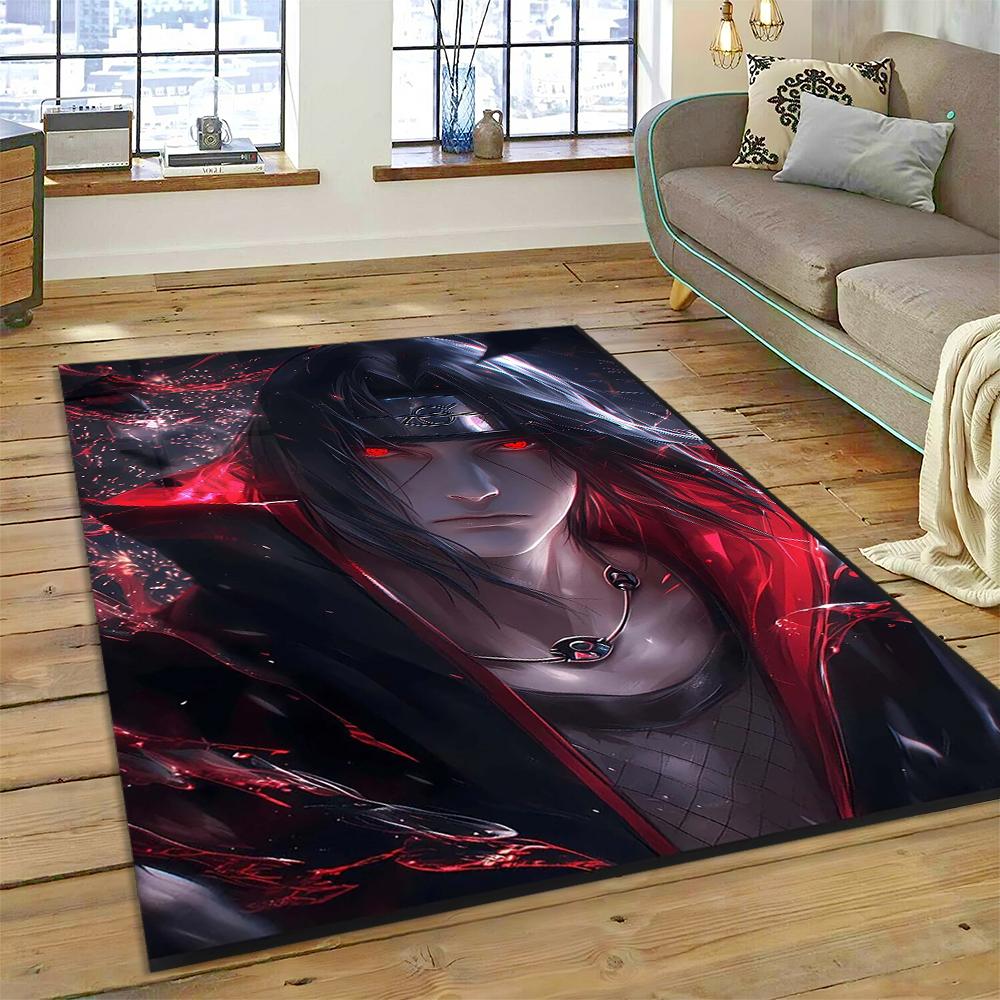 3D Anime I-Itachi Japan Cartoon Carpet Rug for Living Room Bedroom Home Sofa Decoration,Kids Play Non-slip Floor Mat