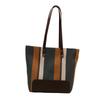 Stylish Colorblock Striped Tote Bag For Women With Spacious Design And Modern Urban Chic