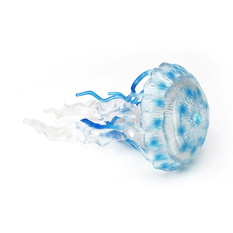 Life Marine Plastic Jellyfish Statue Static Tabletop Ornament For Home Decor