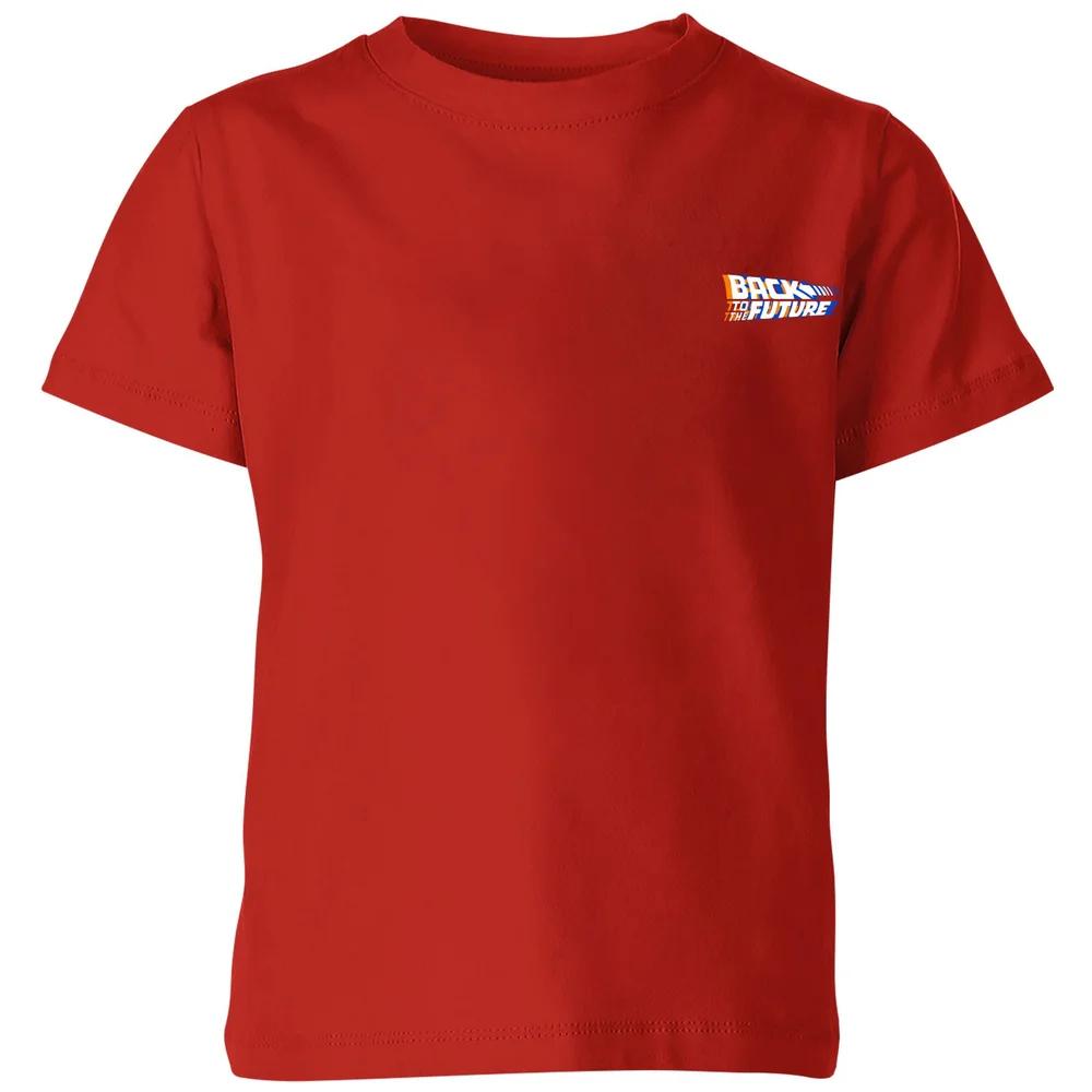 Back To The Future Kids T-Shirt - Red - 3-4 Years 160