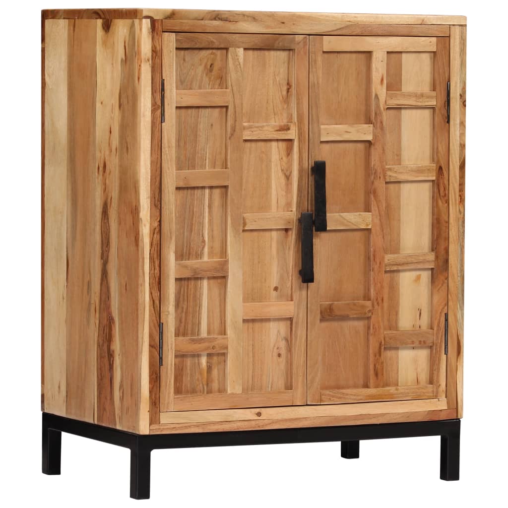 Vidaxl Szafka Z Drewna Akacjowego, 60 X 35 X 76 Cm, Brązowa