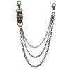 European and American Punk Style Versatile Jeans Accessories Trouser Chain Waist Chain Retro Cross Hip Hop Trouser Chain