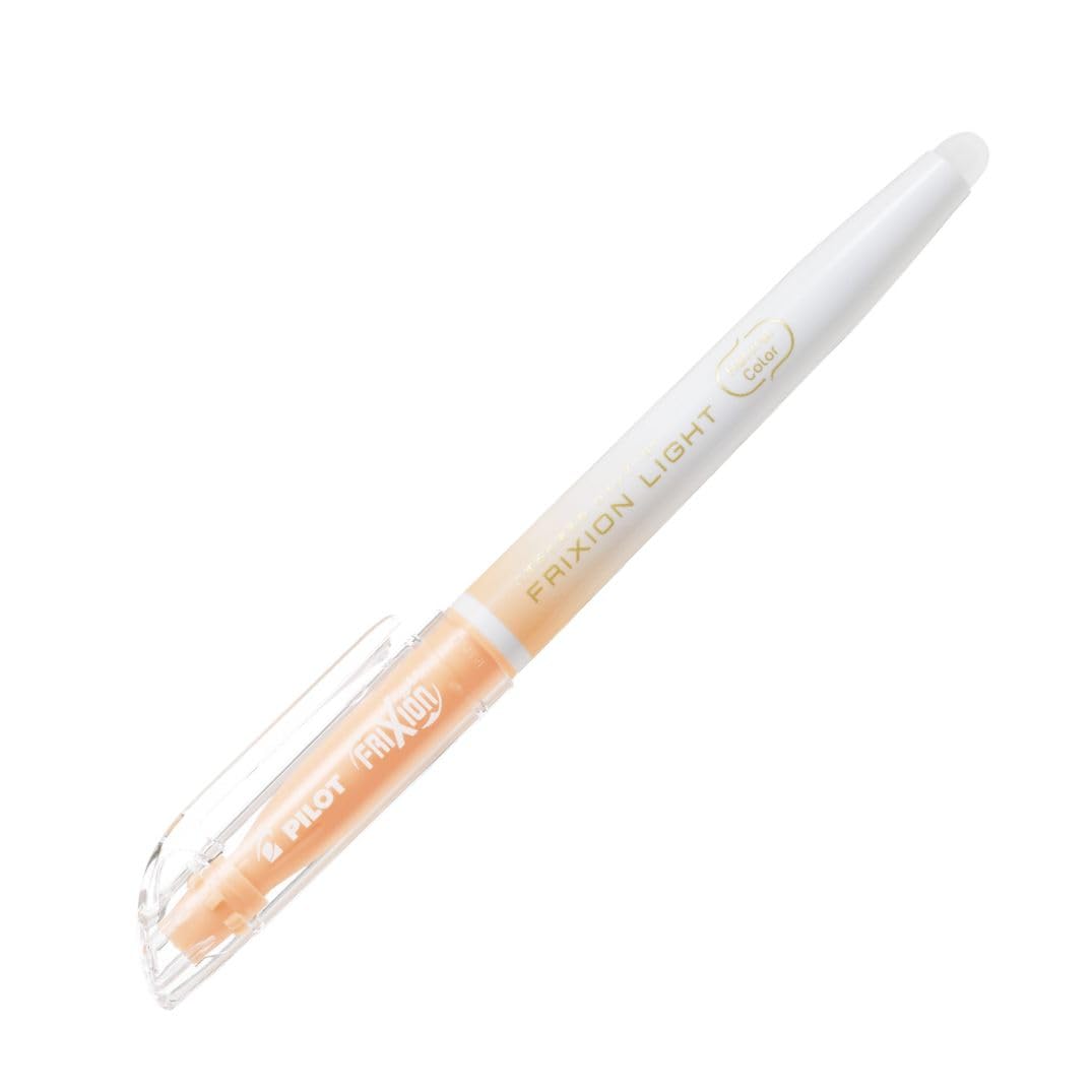 Pilot FriXion Light Erasable Highlighter Natural Pale 10 Pens Pens, Color, Orange, (SFL100SL10NPO)